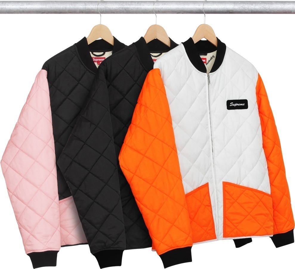 Color Blocked Quilted Jacket